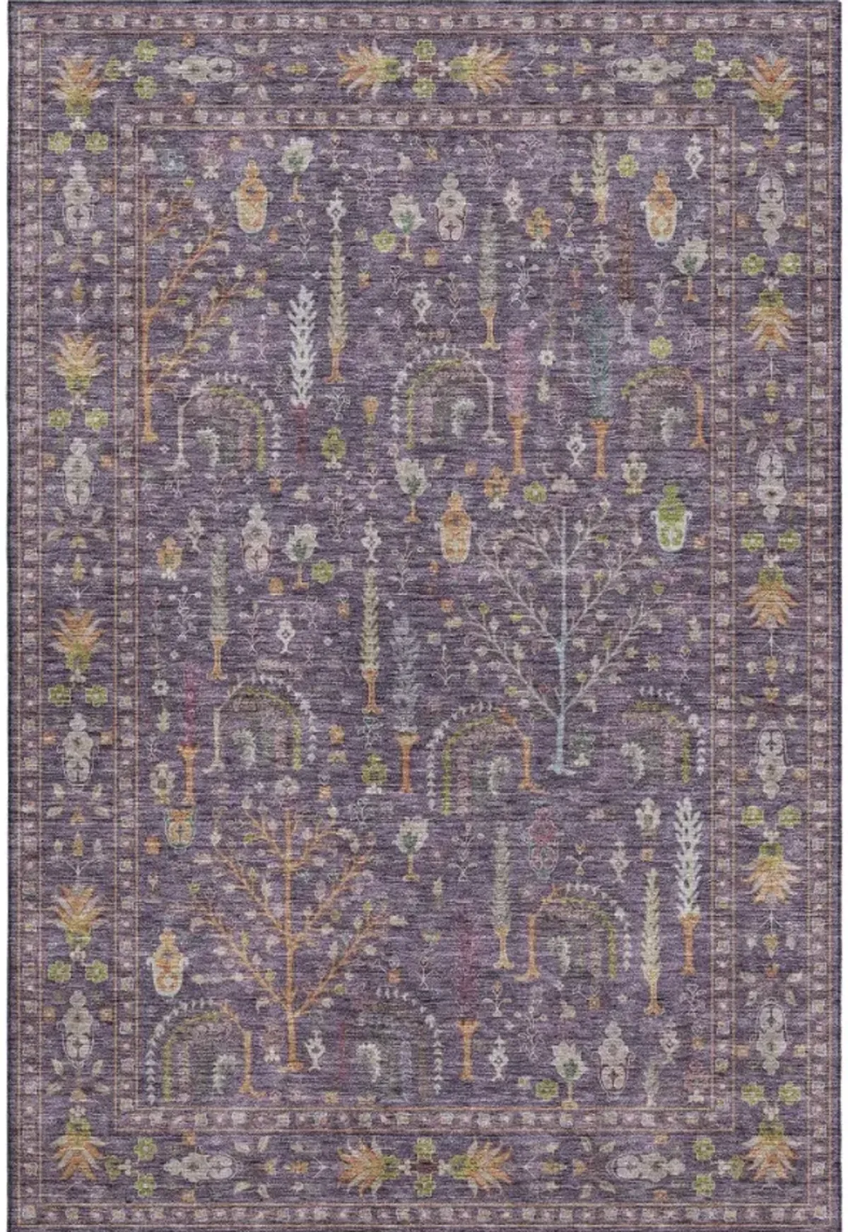 Dalyn Rug Company Hatay Purple 5'x8' Style 2 Area Rug