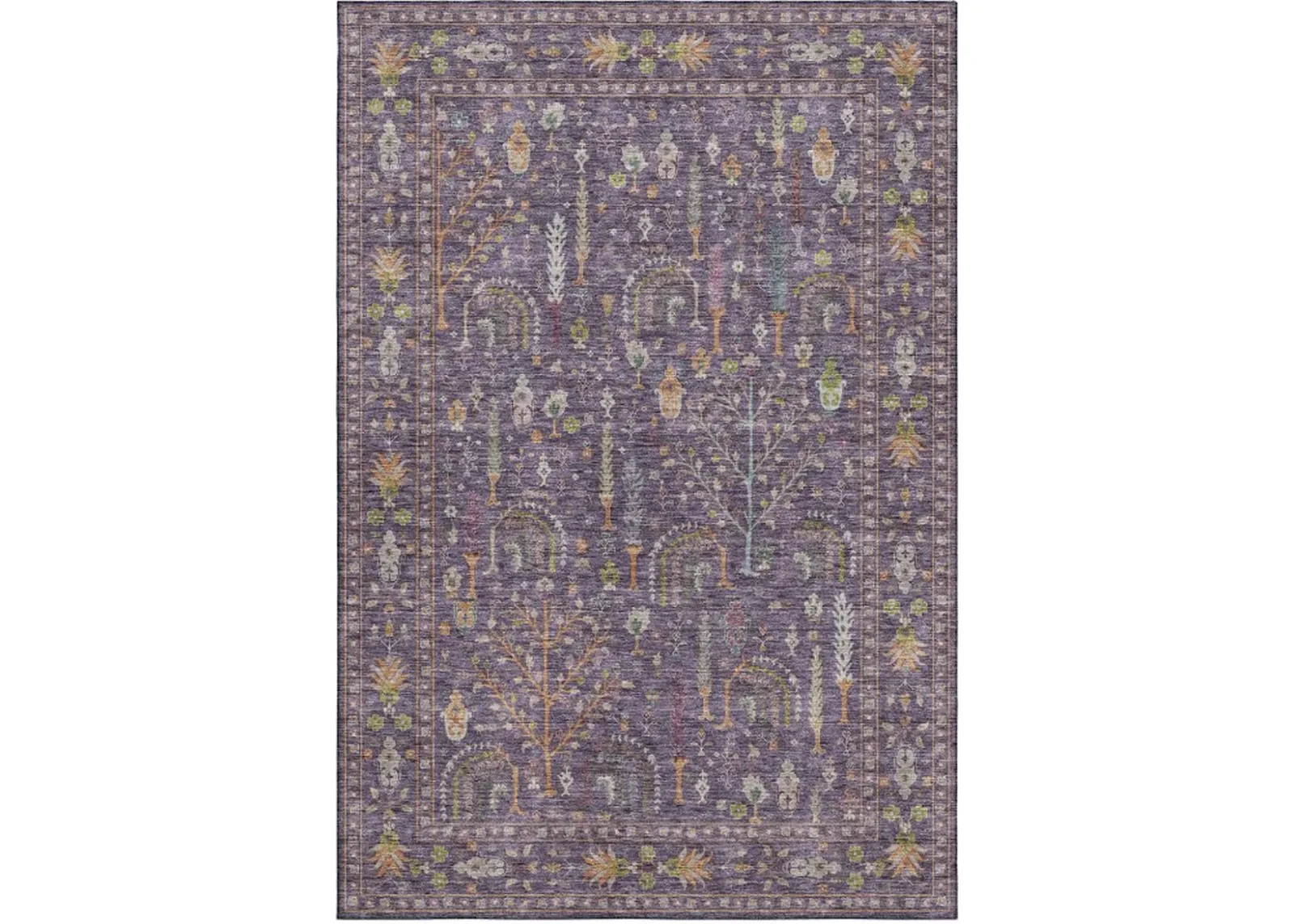 Dalyn Rug Company Hatay Eggplant 8'x10' Style 2 Area Rug