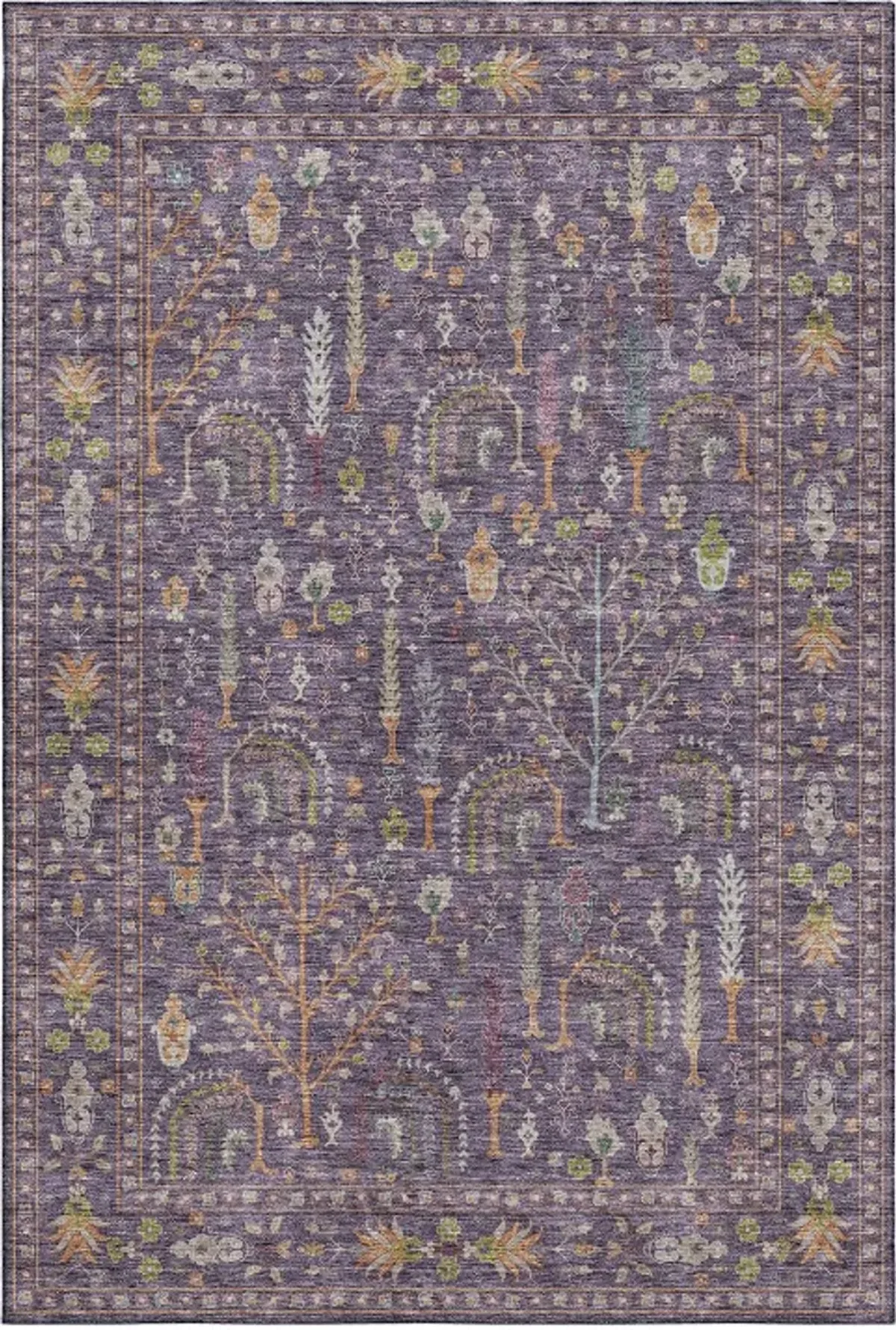 Dalyn Rug Company Hatay Eggplant 8'x10' Style 2 Area Rug