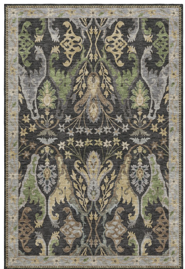 Dalyn Rug Company Hatay Black 5'x8' Style 4 Area Rug