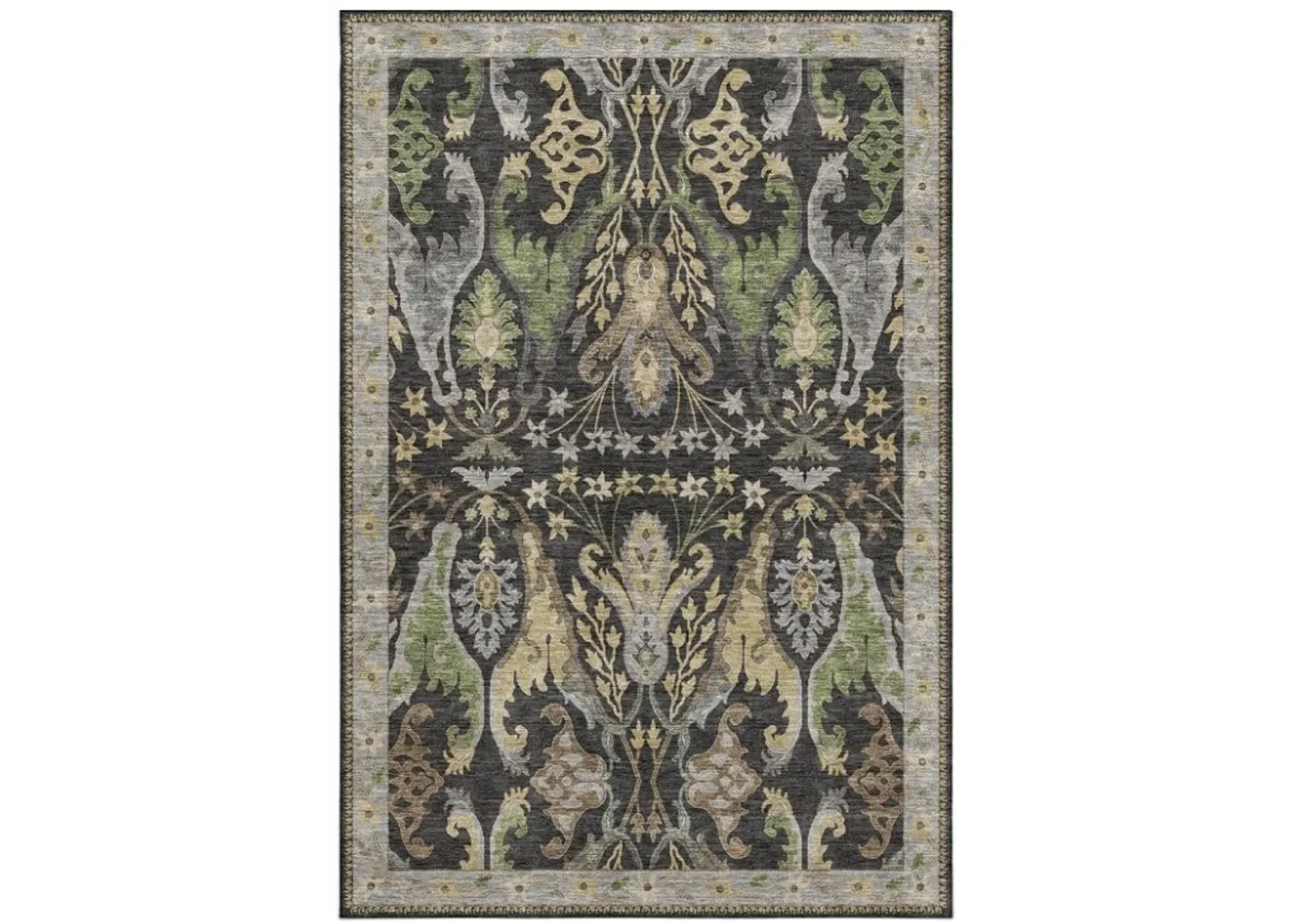 Dalyn Rug Company Hatay Black 8'x10' Style 2 Area Rug