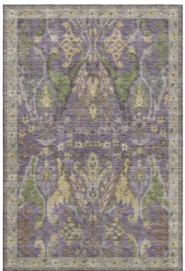 Dalyn Rug Company Hatay Purple 5'x8' Style 3 Area Rug