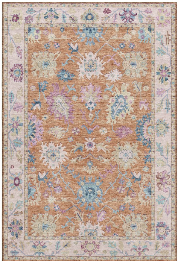 Dalyn Rug Company Hatay Orange 5'x8' Area Rug