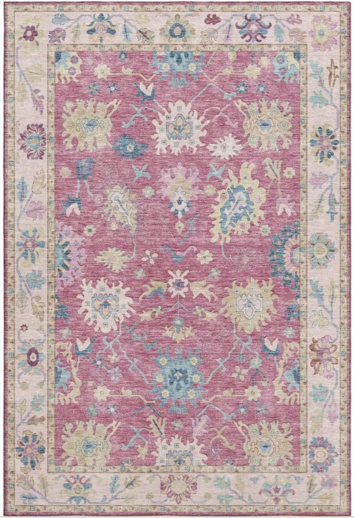 Dalyn Rug Company Hatay Pink 5'x8' Area Rug