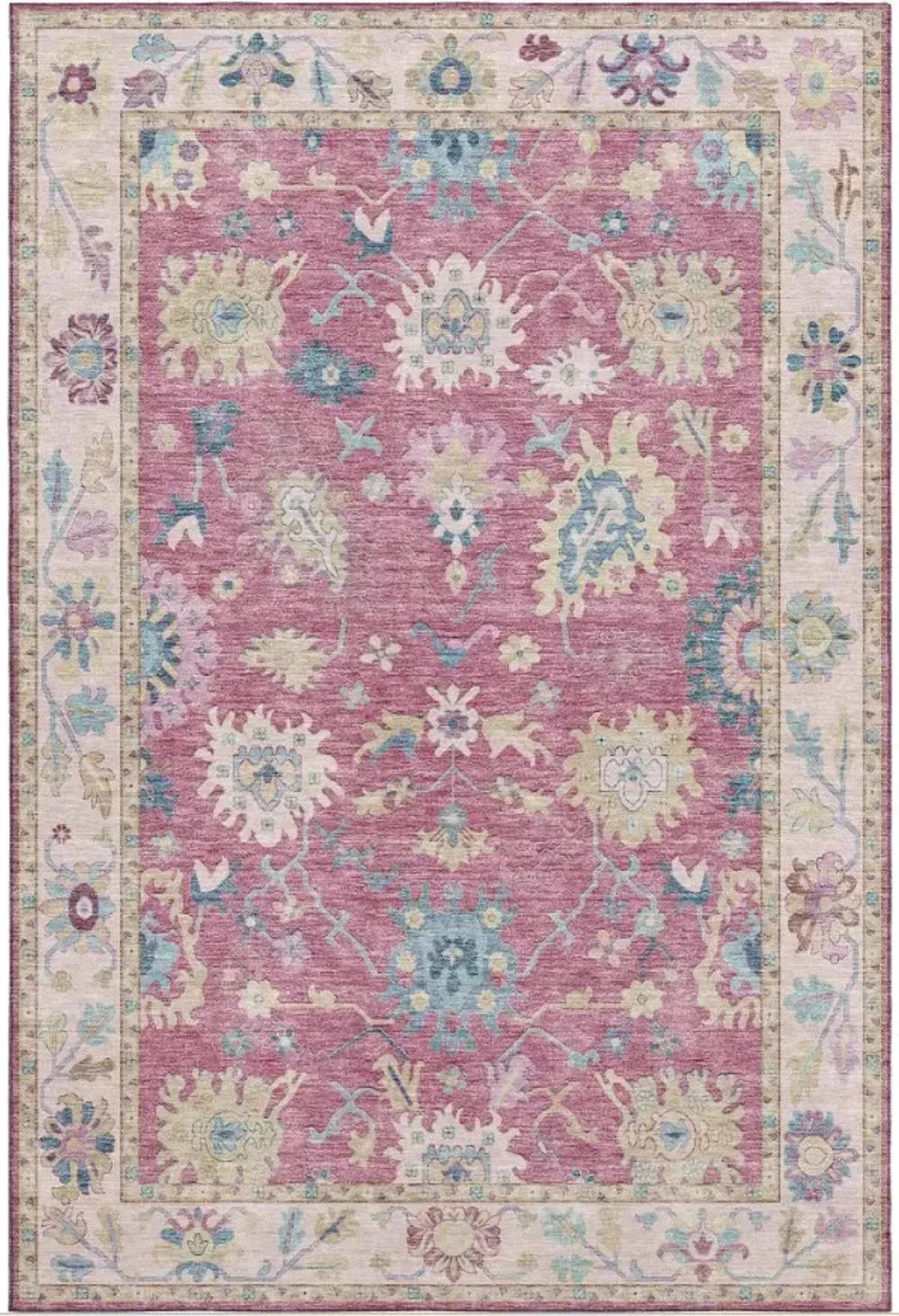 Dalyn Rug Company Hatay Pink 5'x8' Area Rug