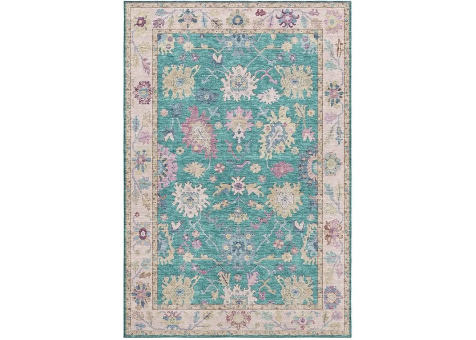 Dalyn Rug Company Hatay Teal 8'x10' Style 2 Area Rug