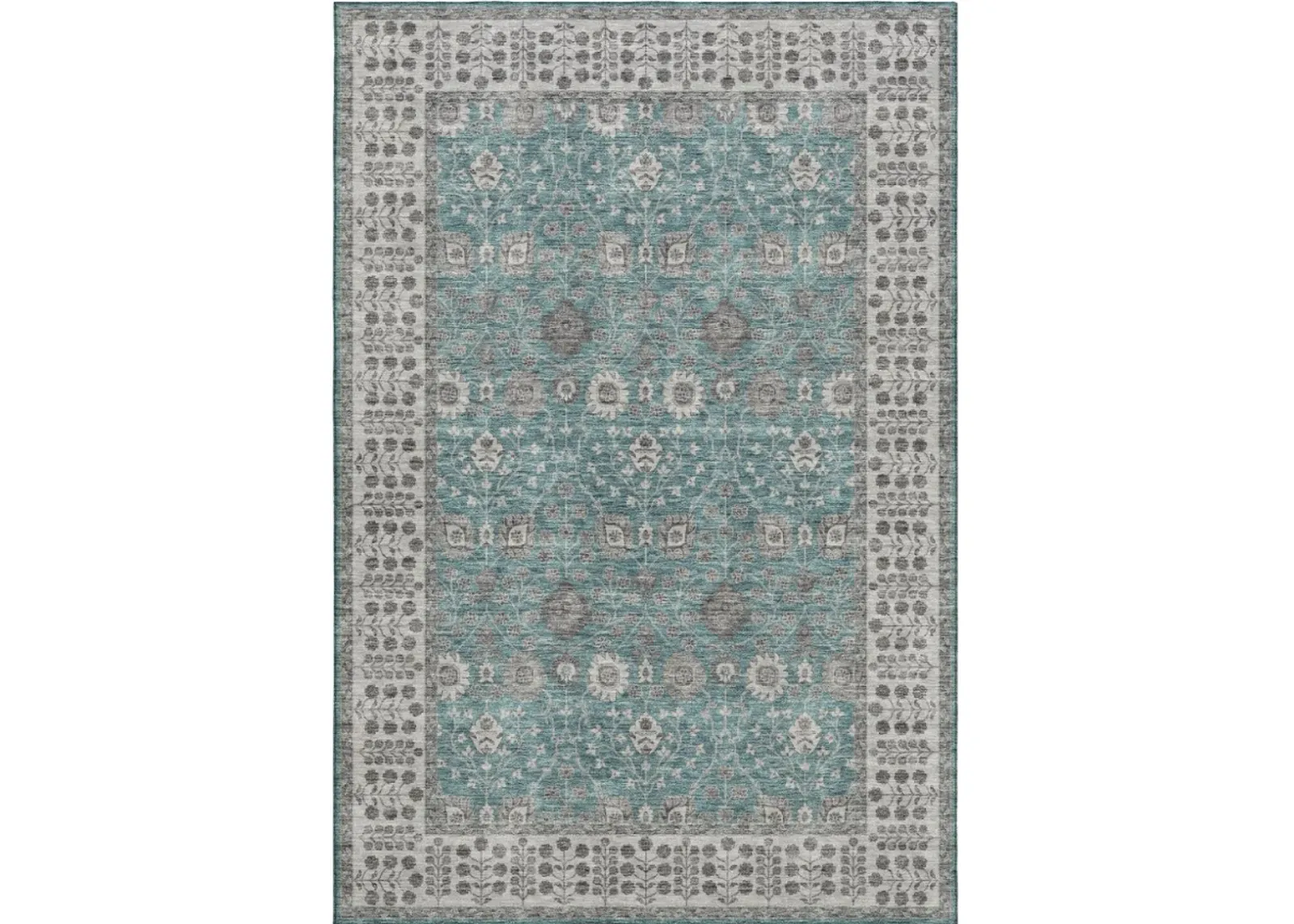 Dalyn Rug Company Hatay Teal 5'x8' Style 3 Area Rug