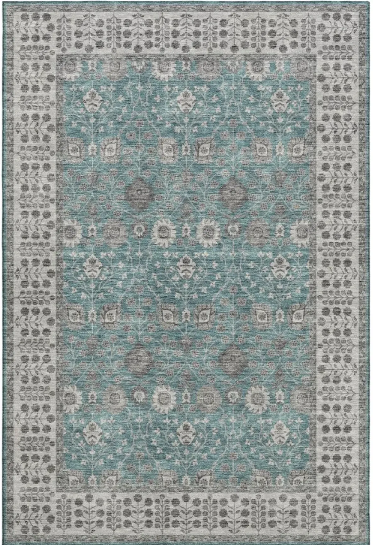 Dalyn Rug Company Hatay Teal 5'x8' Style 3 Area Rug