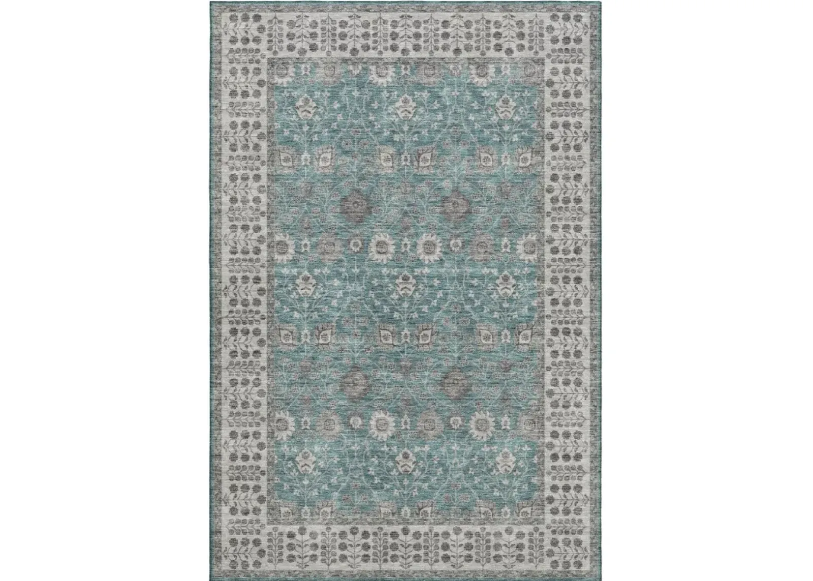 Dalyn Rug Company Hatay Teal 5'x8' Style 3 Area Rug