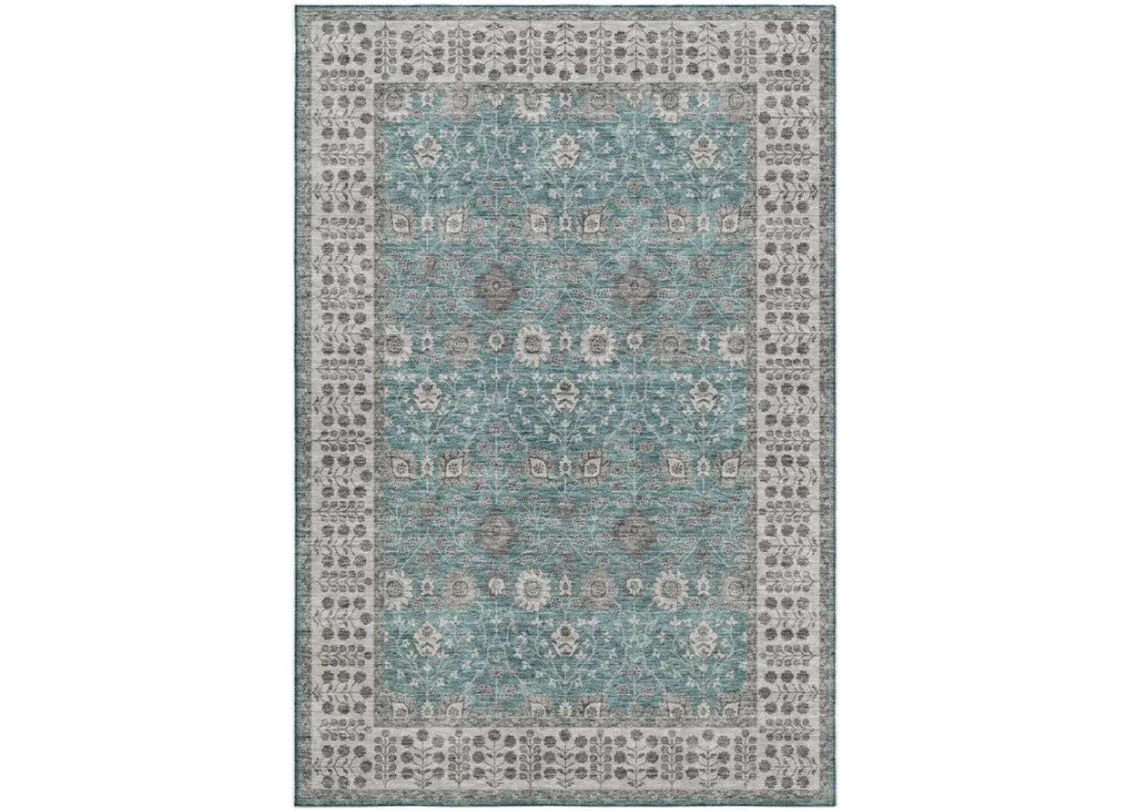 Dalyn Rug Company Hatay Teal 8'x10' Style 3 Area Rug