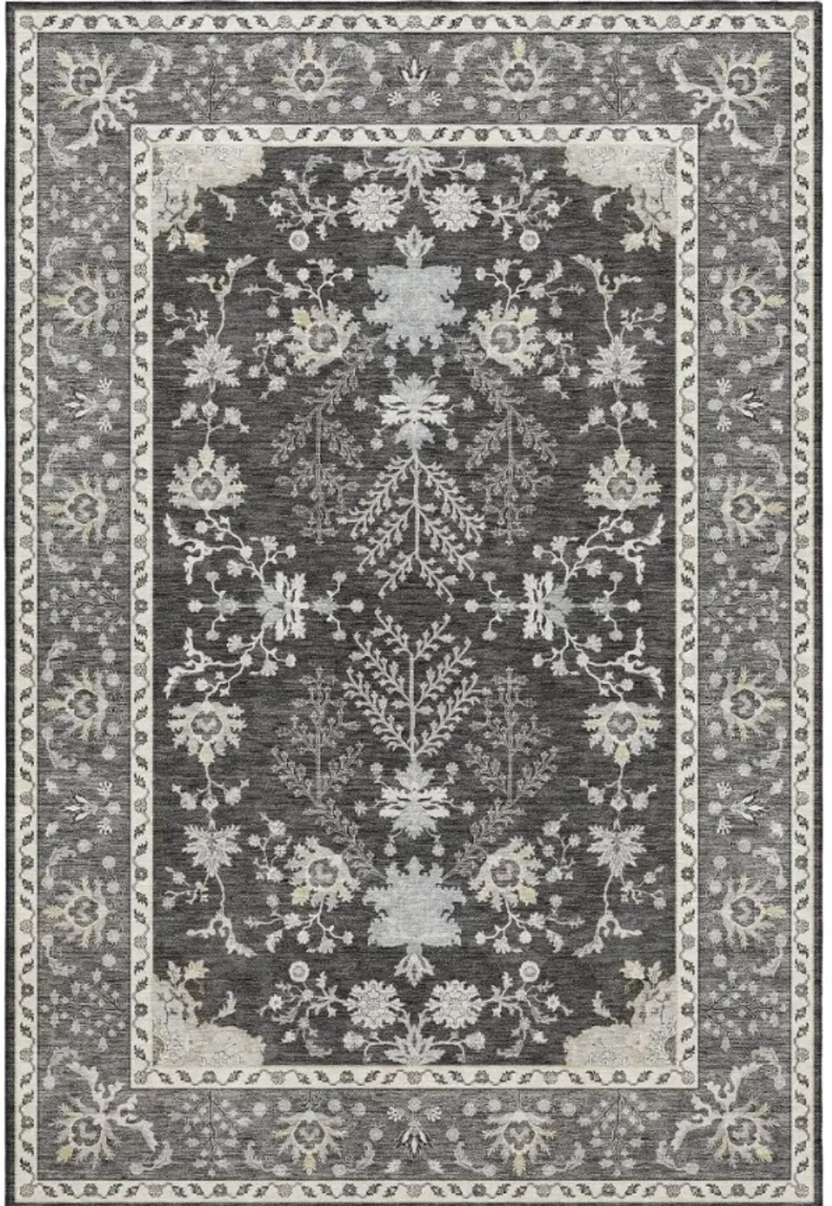 Dalyn Rug Company Hatay Charcoal 5'x8' Style 2 Area Rug