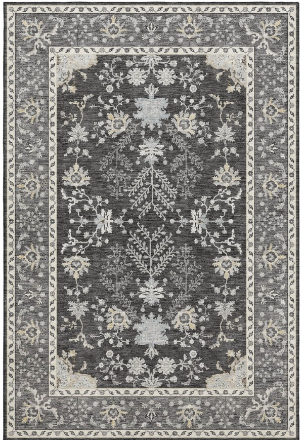 Dalyn Rug Company Hatay Charcoal 5'x8' Style 2 Area Rug