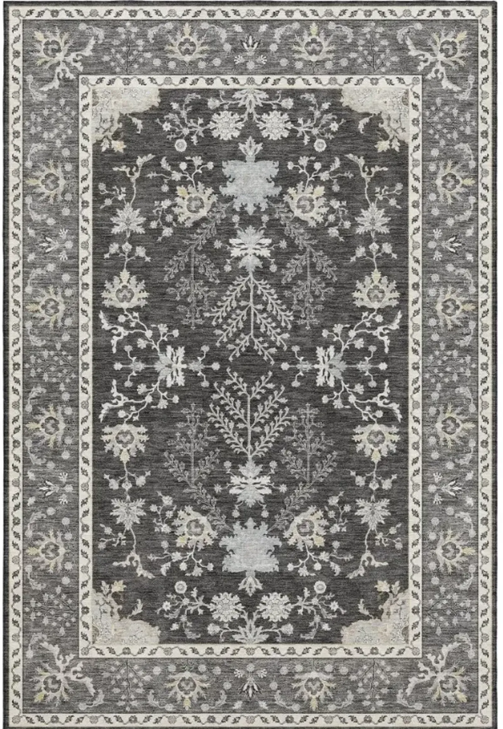 Dalyn Rug Company Hatay Charcoal 5'x8' Style 2 Area Rug