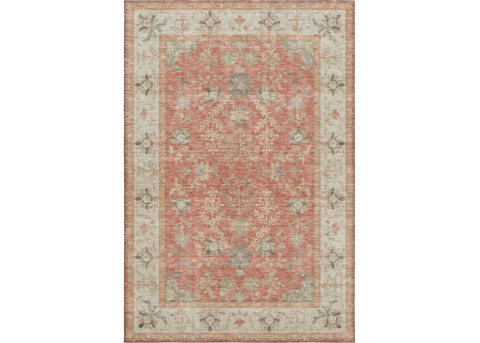 Dalyn Rug Company Hatay Coral 5'x8' Area Rug