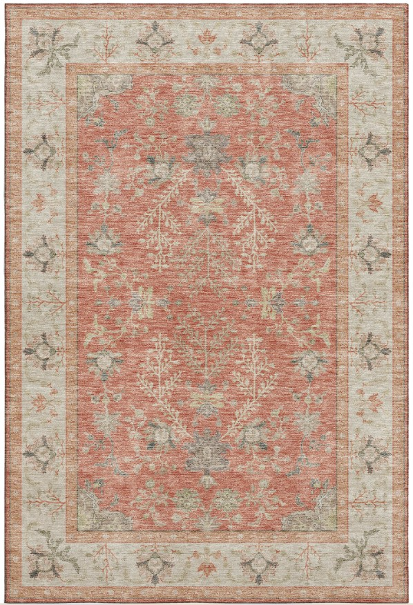 Dalyn Rug Company Hatay Coral 5'x8' Area Rug