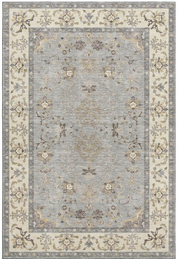 Dalyn Rug Company Hatay Gray 5'x8' Style 3 Area Rug