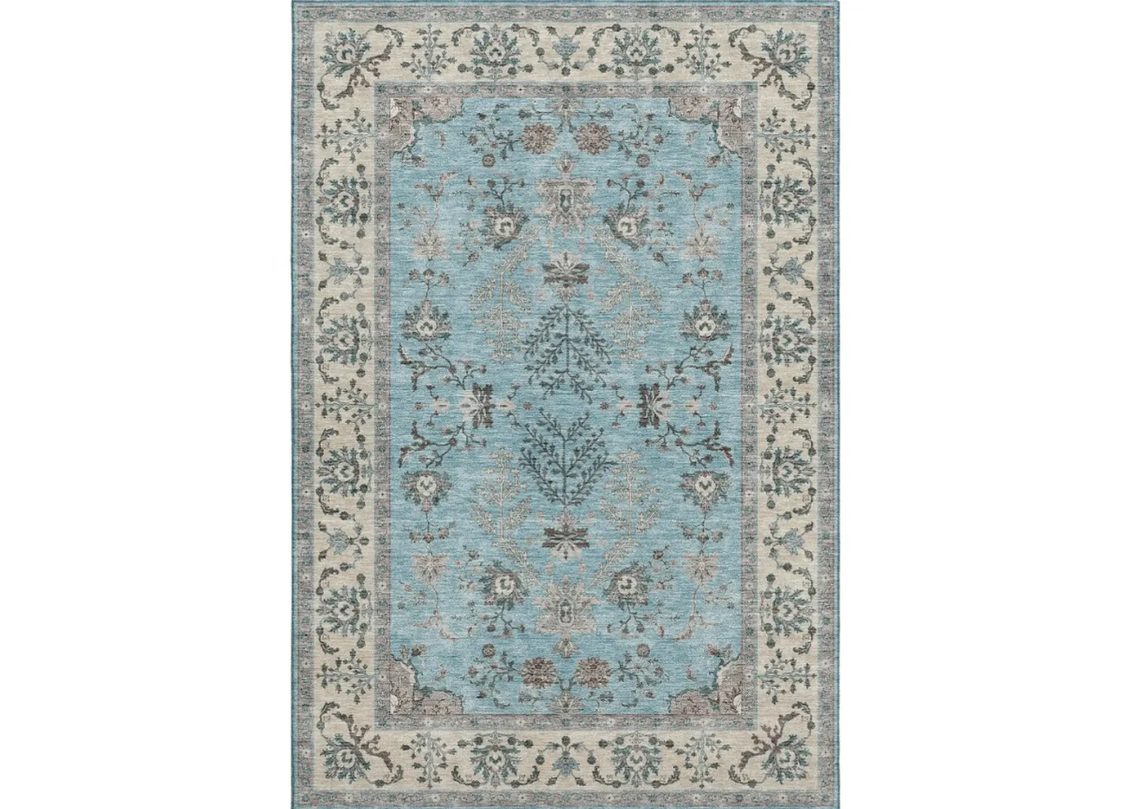 Dalyn Rug Company Hatay Sky Blue 5'x8' Area Rug