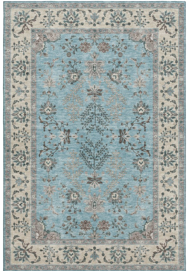 Dalyn Rug Company Hatay Sky Blue 5'x8' Area Rug