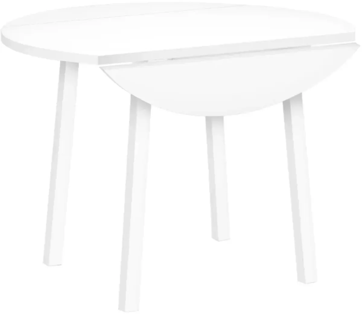 Monarch Specialties Inc. 3-Piece White/Grey Dining Set