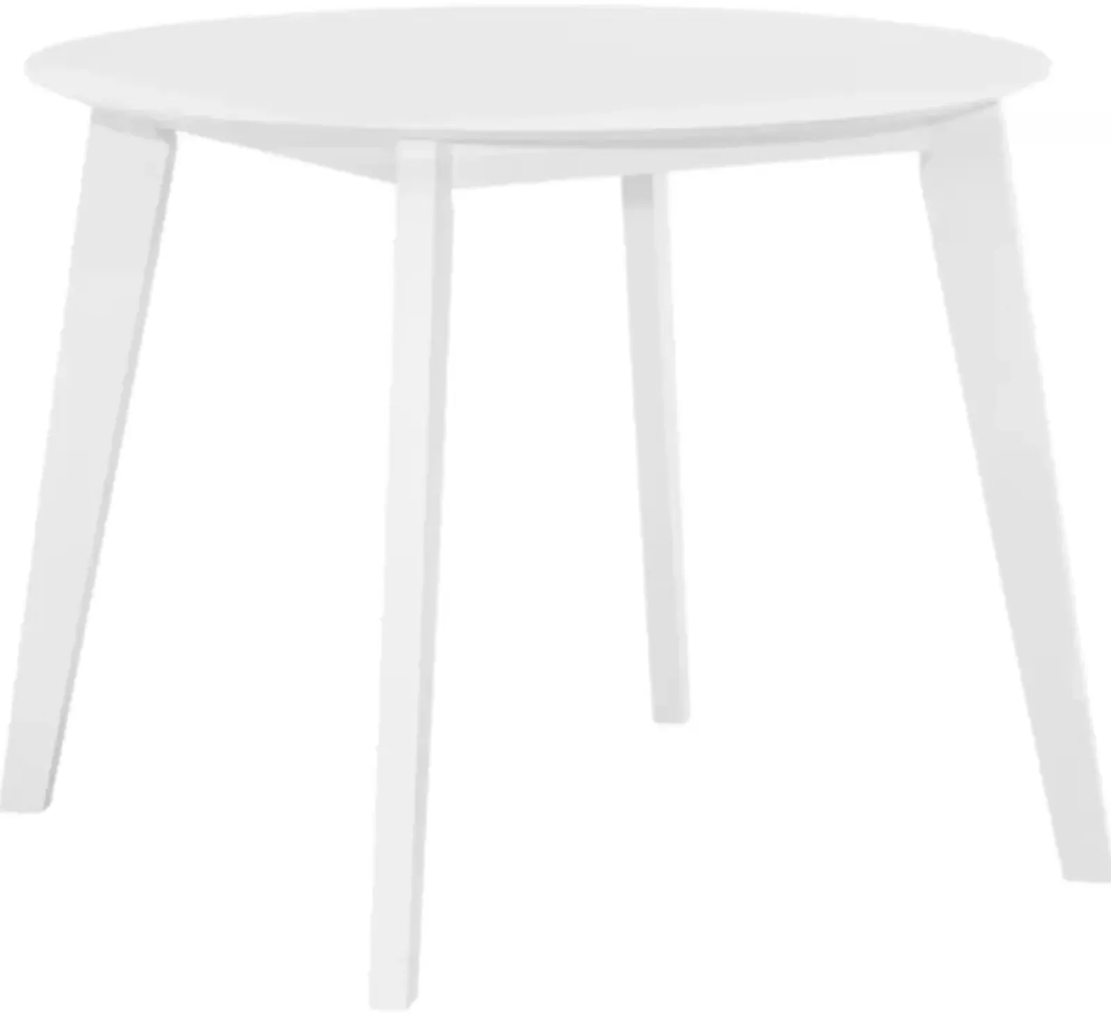 Monarch Specialties Inc. White Round Dining Table