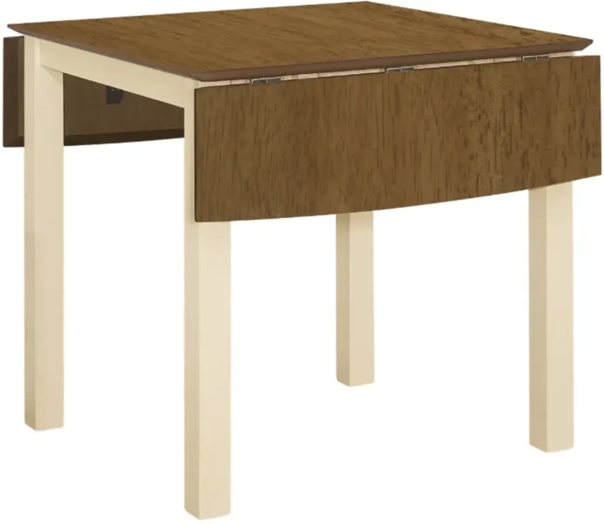 Monarch Specialties Inc. Cream/Oak Rectangular Dining Table