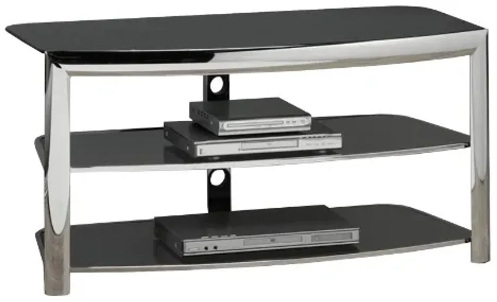 Monarch Specialties Inc. Black/Chrome 43" TV Stand