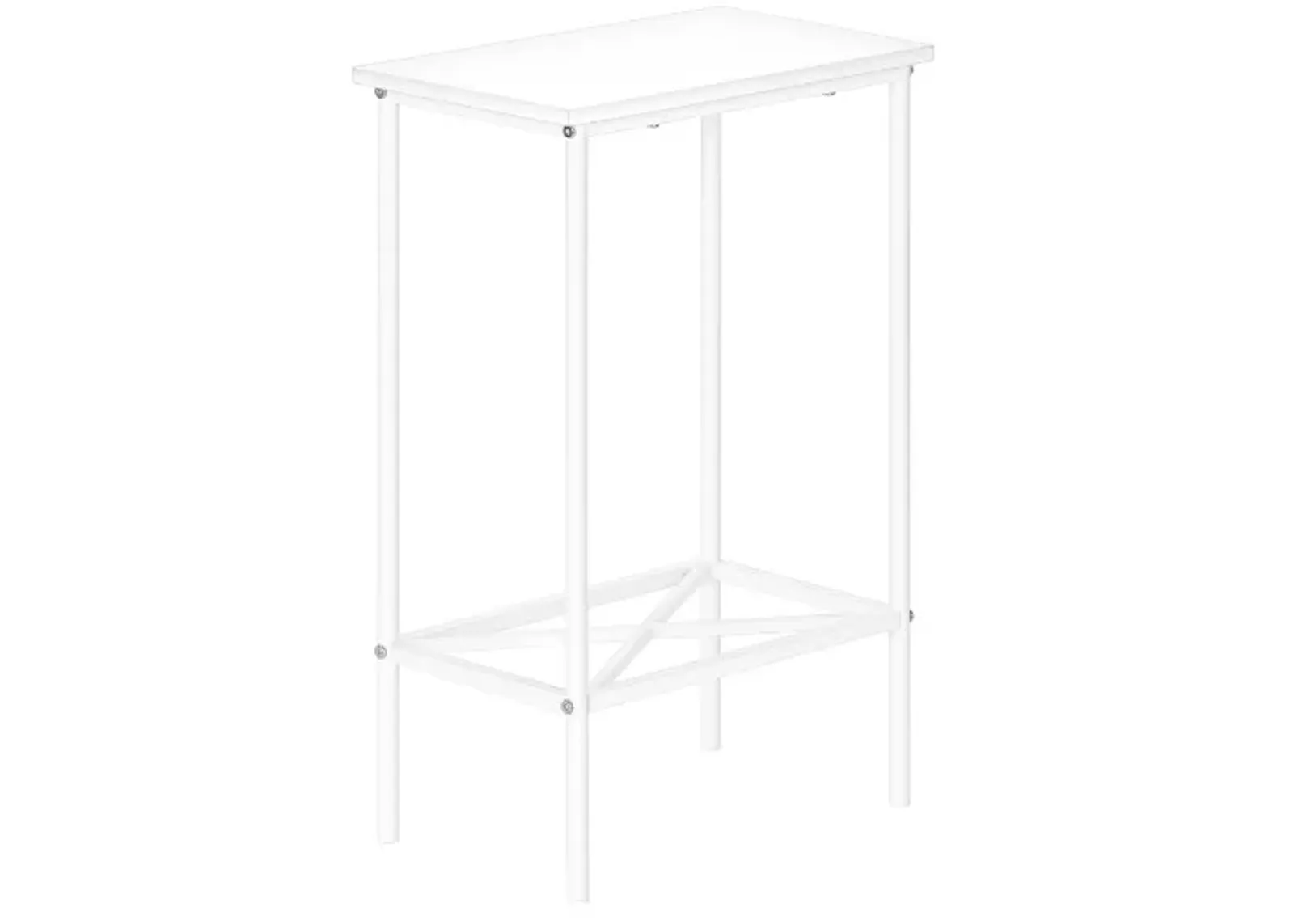 Monarch Specialties Inc. White Accent Table