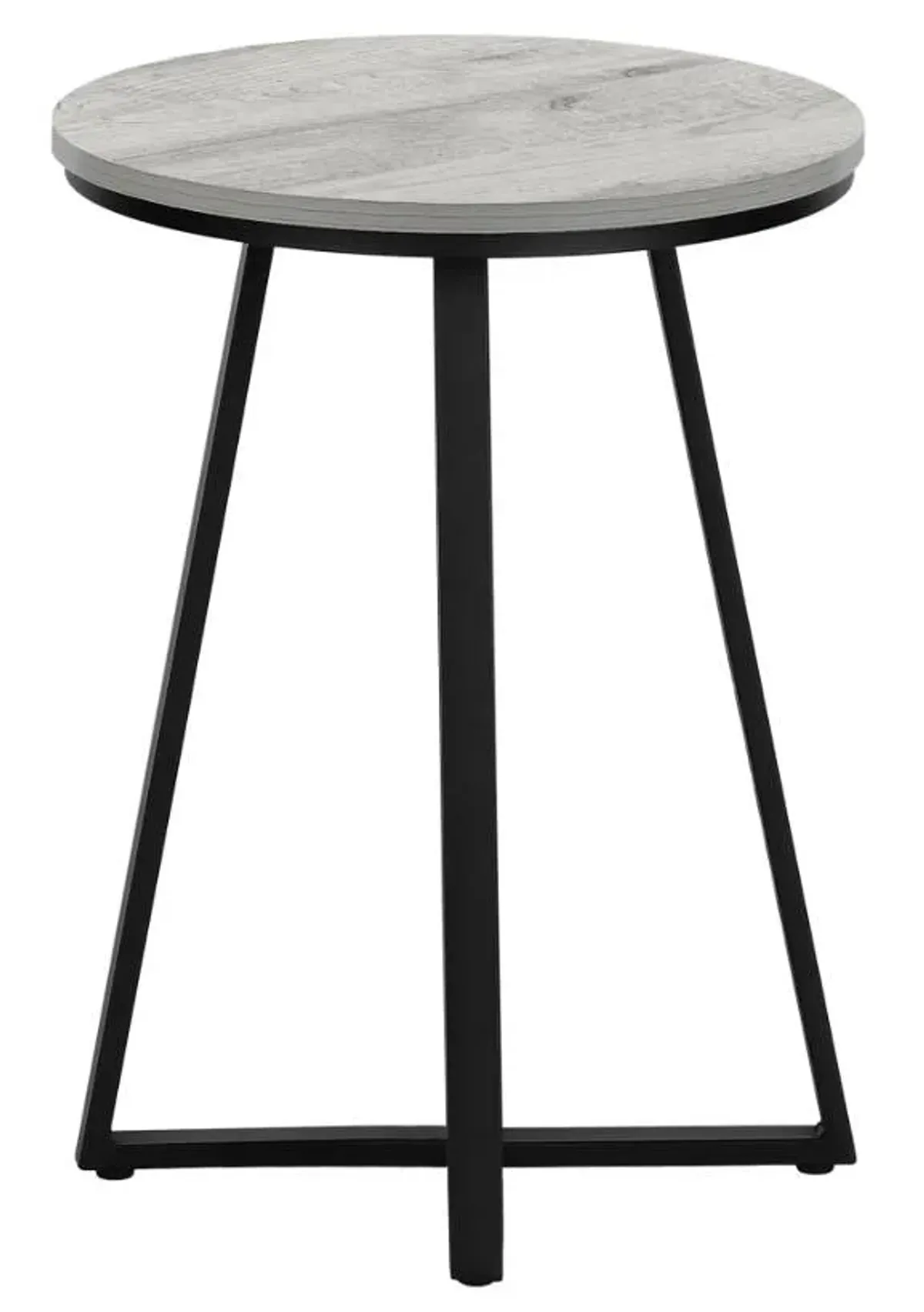 Monarch Specialties Inc. Black/Grey Accent Table