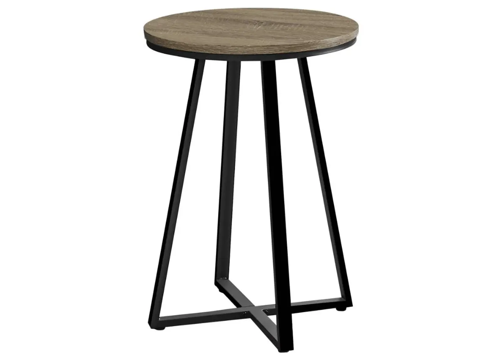 Monarch Specialties Inc. Black/Dark Taupe Accent Table