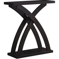 Accent Table, Console, Entryway, Narrow, Sofa, Living Room, Bedroom, Laminate, Brown, Contemporary, Modern