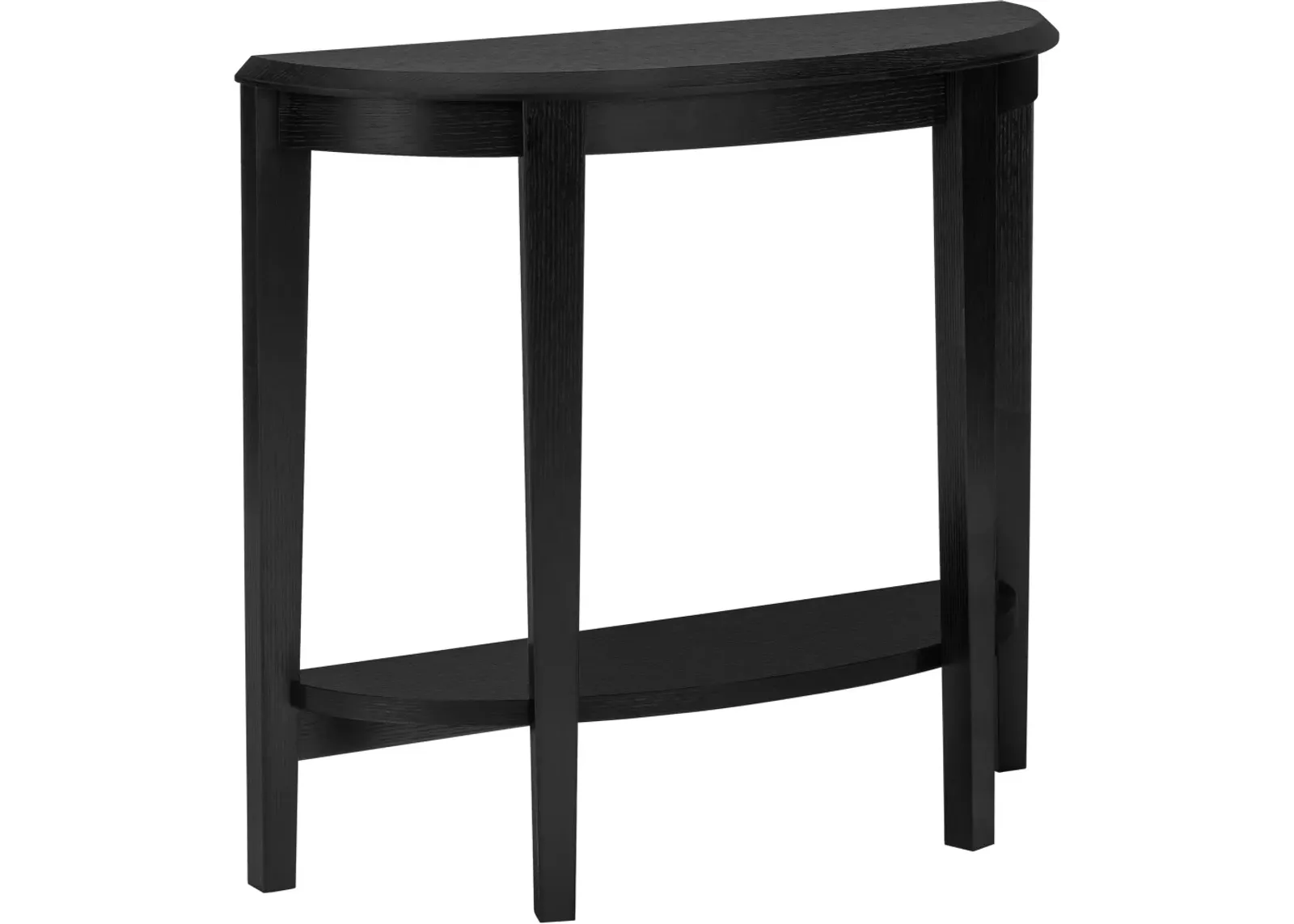 Accent Table, Console, Entryway, Narrow, Sofa, Living Room, Bedroom, Laminate, Black, Transitional