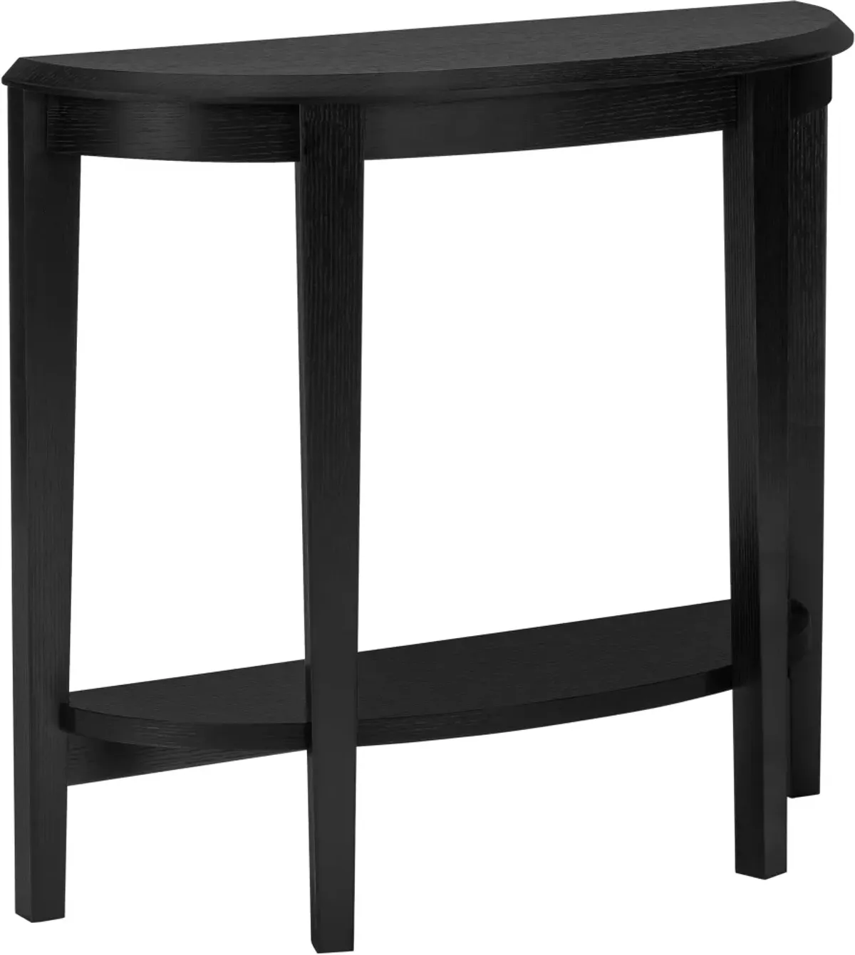 Accent Table, Console, Entryway, Narrow, Sofa, Living Room, Bedroom, Laminate, Black, Transitional