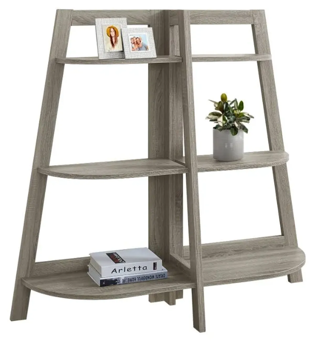 Monarch Specialties Inc. Dark Taupe  Accent Etagere