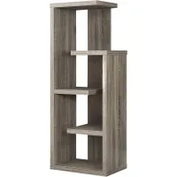 Bookshelf, Bookcase, Etagere, 4 Tier, 48"H, Office, Bedroom, Laminate, Brown, Contemporary, Modern