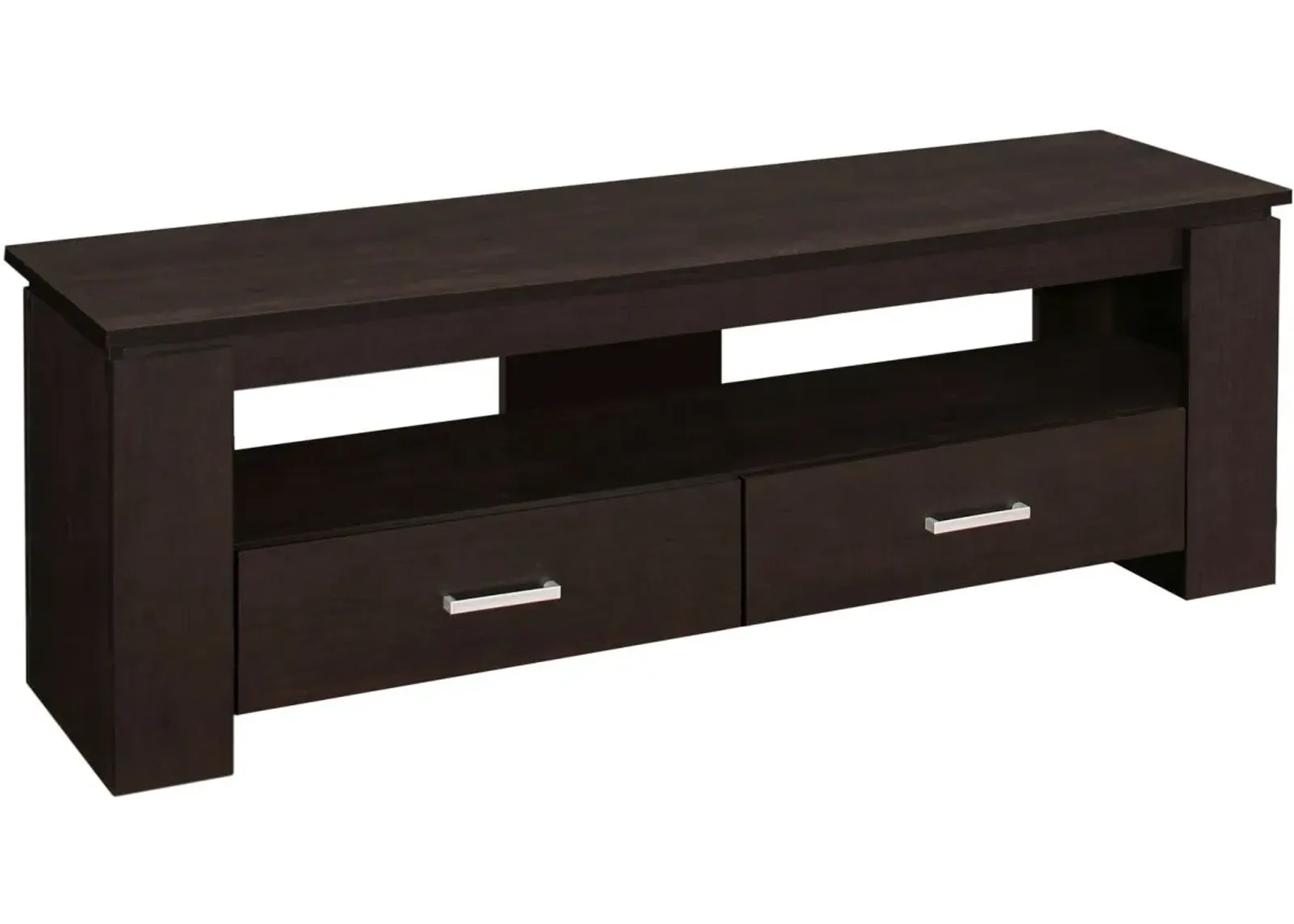 Tv Stand, 48 Inch, Console, Media Entertainment Center, Storage Drawers, Living Room, Bedroom, Laminate, Brown, Contemporary, Modern