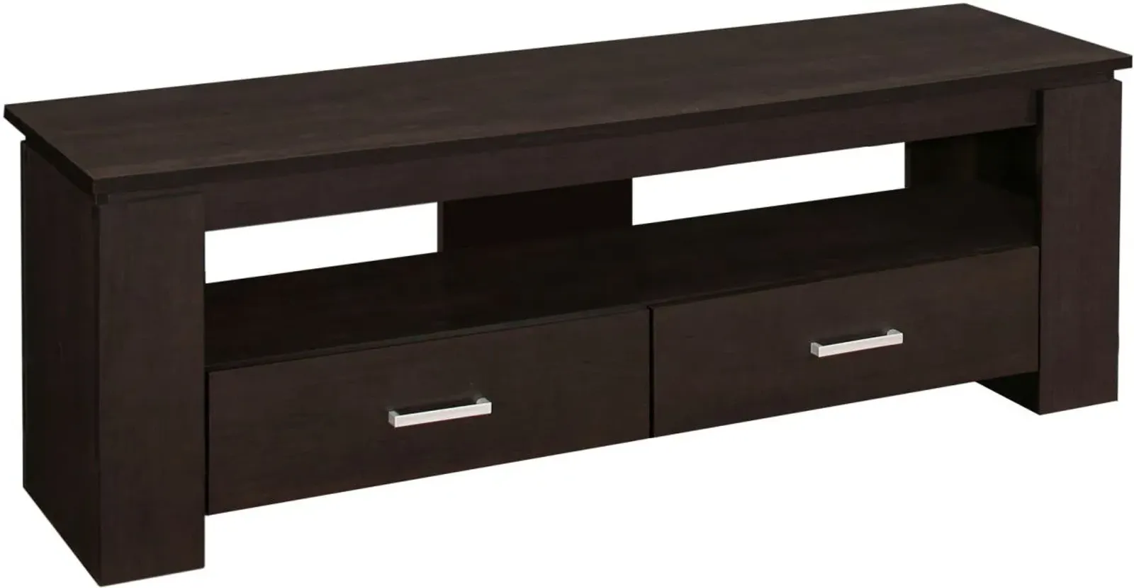 Tv Stand, 48 Inch, Console, Media Entertainment Center, Storage Drawers, Living Room, Bedroom, Laminate, Brown, Contemporary, Modern