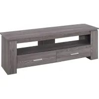 Tv Stand, 48 Inch, Console, Media Entertainment Center, Storage Drawers, Living Room, Bedroom, Laminate, Grey, Contemporary, Modern