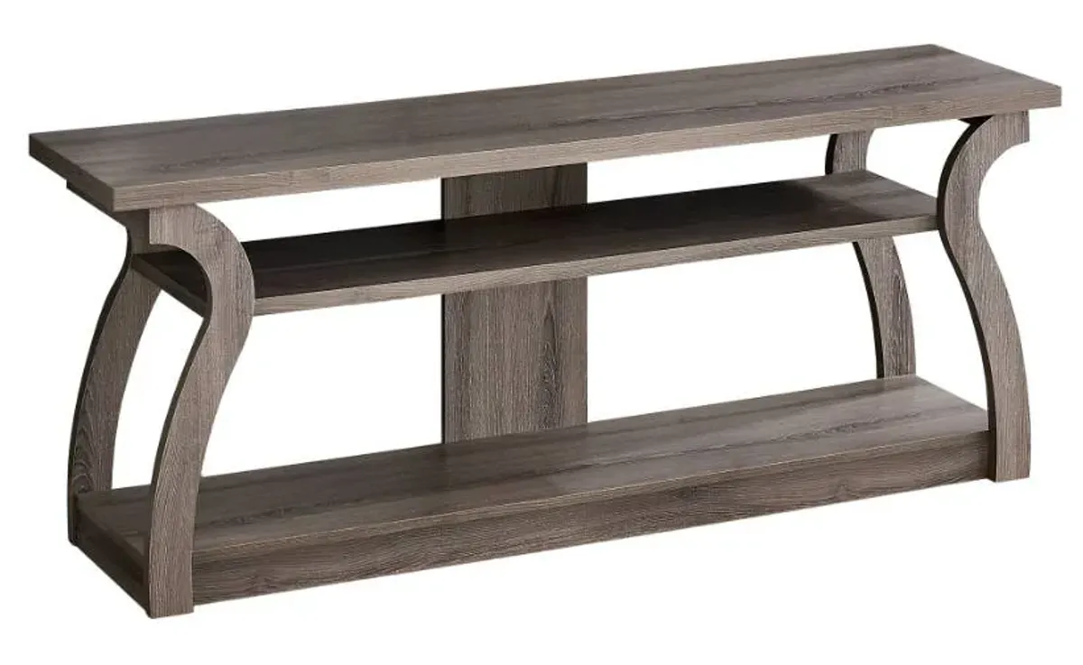 Monarch Specialties Inc. Dark Taupe TV Stand