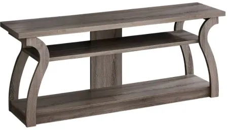 Monarch Specialties Inc. Dark Taupe TV Stand