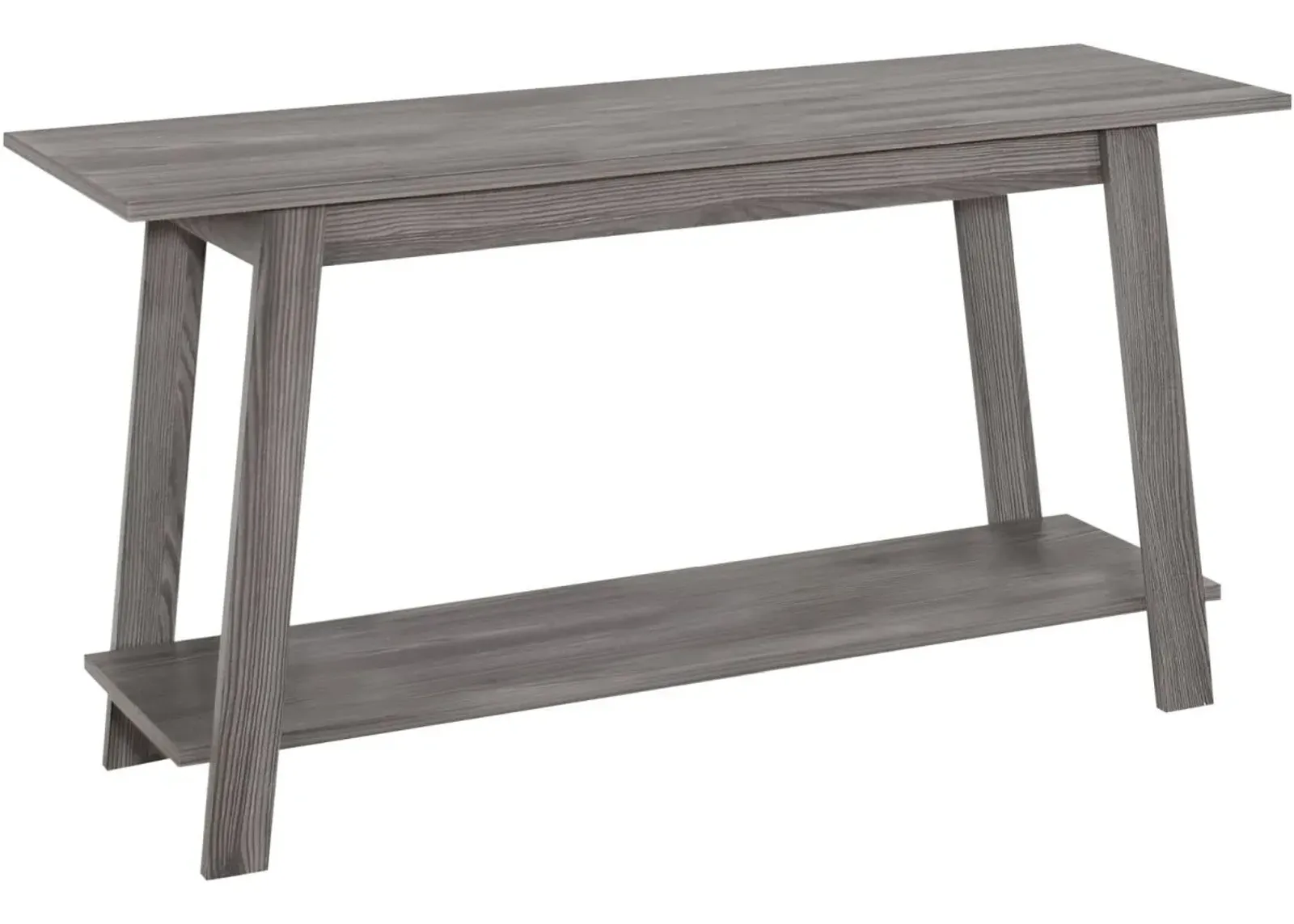 Tv Stand, 42 Inch, Console, Media Entertainment Center, Storage Shelves, Living Room, Bedroom, Laminate, Grey, Contemporary, Modern