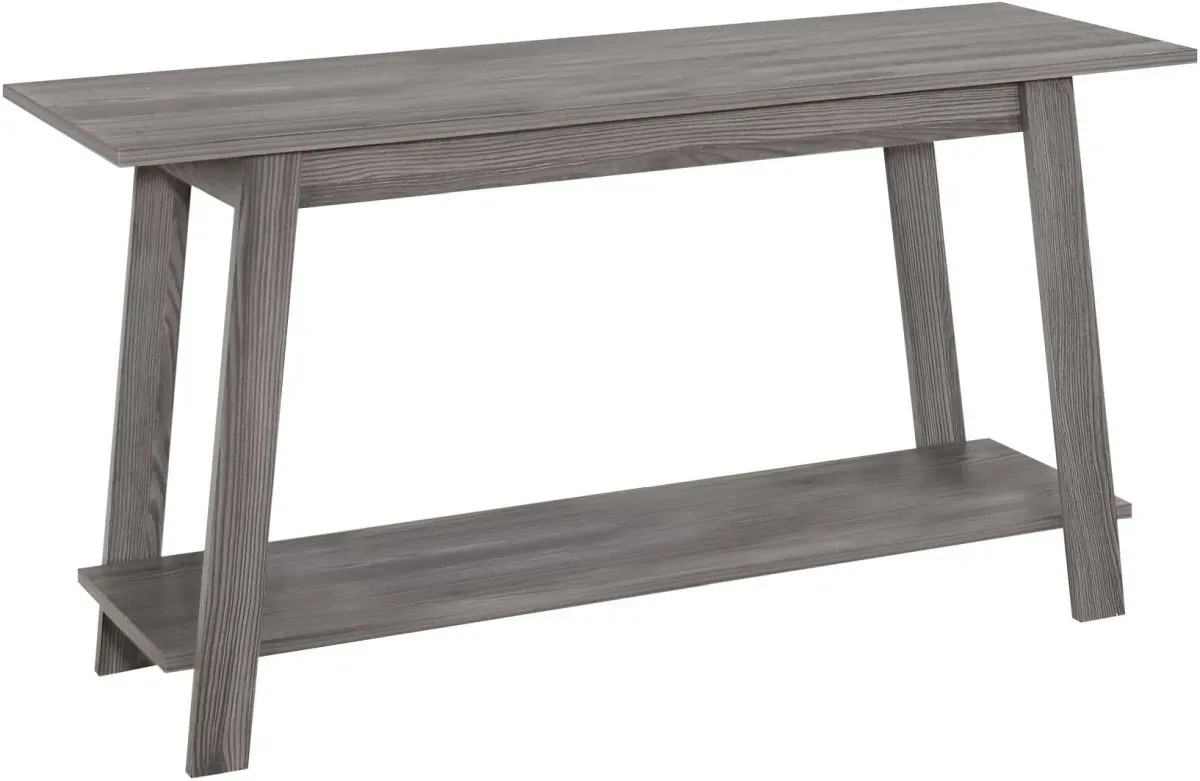 Tv Stand, 42 Inch, Console, Media Entertainment Center, Storage Shelves, Living Room, Bedroom, Laminate, Grey, Contemporary, Modern