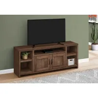 Tv Stand, 60 Inch, Console, Media Entertainment Center, Storage Cabinet, Living Room, Bedroom, Laminate, Brown, Transitional