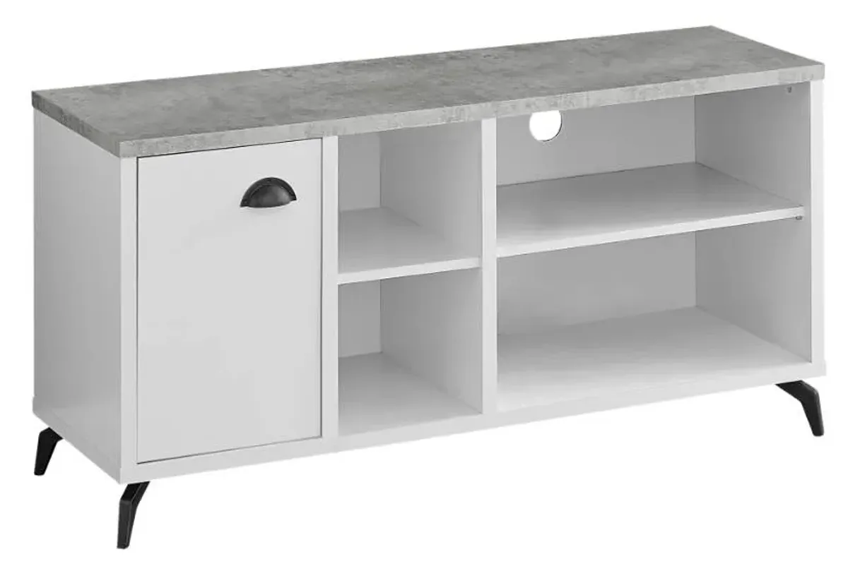 Monarch Specialties Inc. Grey/White 48" TV Stand