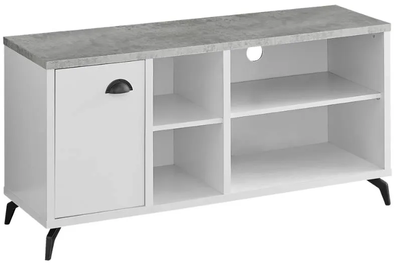 Monarch Specialties Inc. Grey/White 48" TV Stand