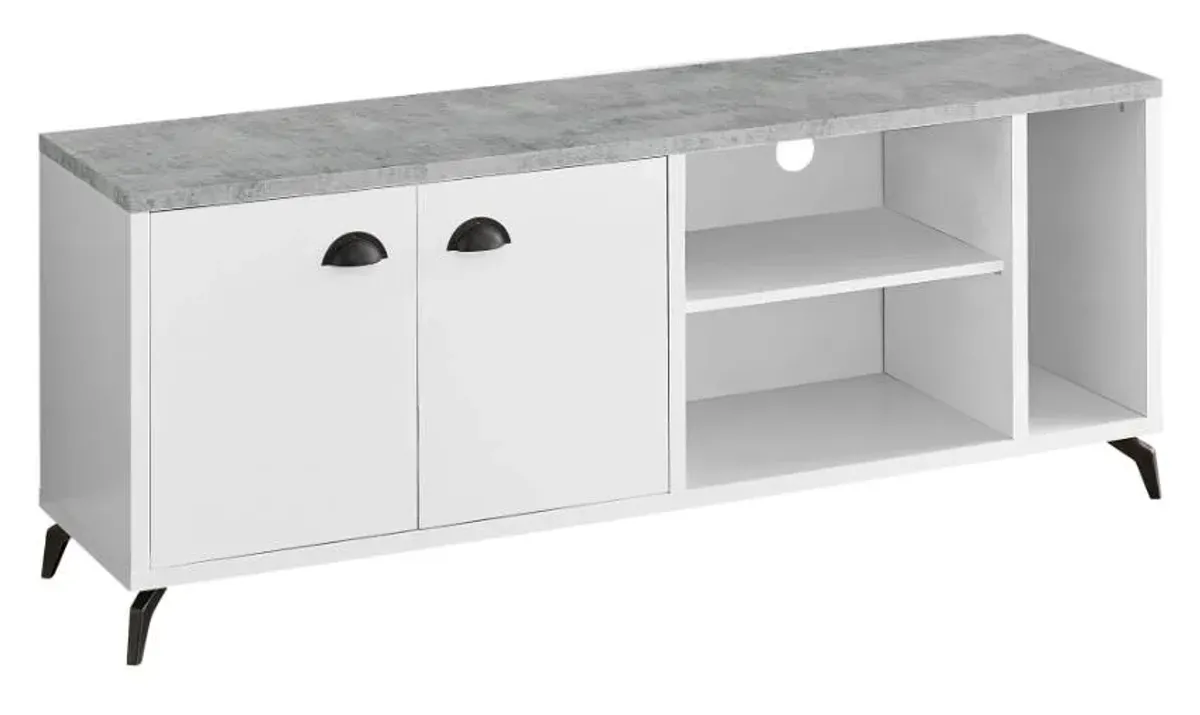 Monarch Specialties Inc. Grey/White 60" TV Stand