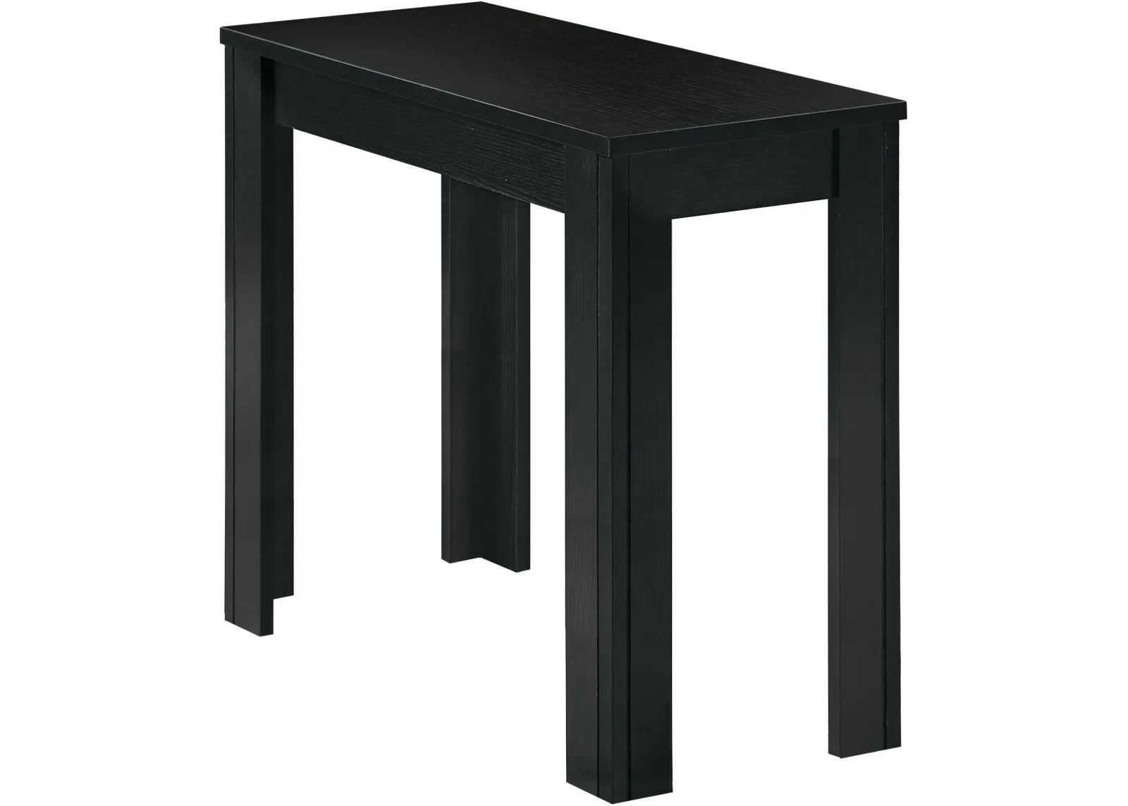 Accent Table, Side, End, Nightstand, Lamp, Living Room, Bedroom, Laminate, Black, Transitional