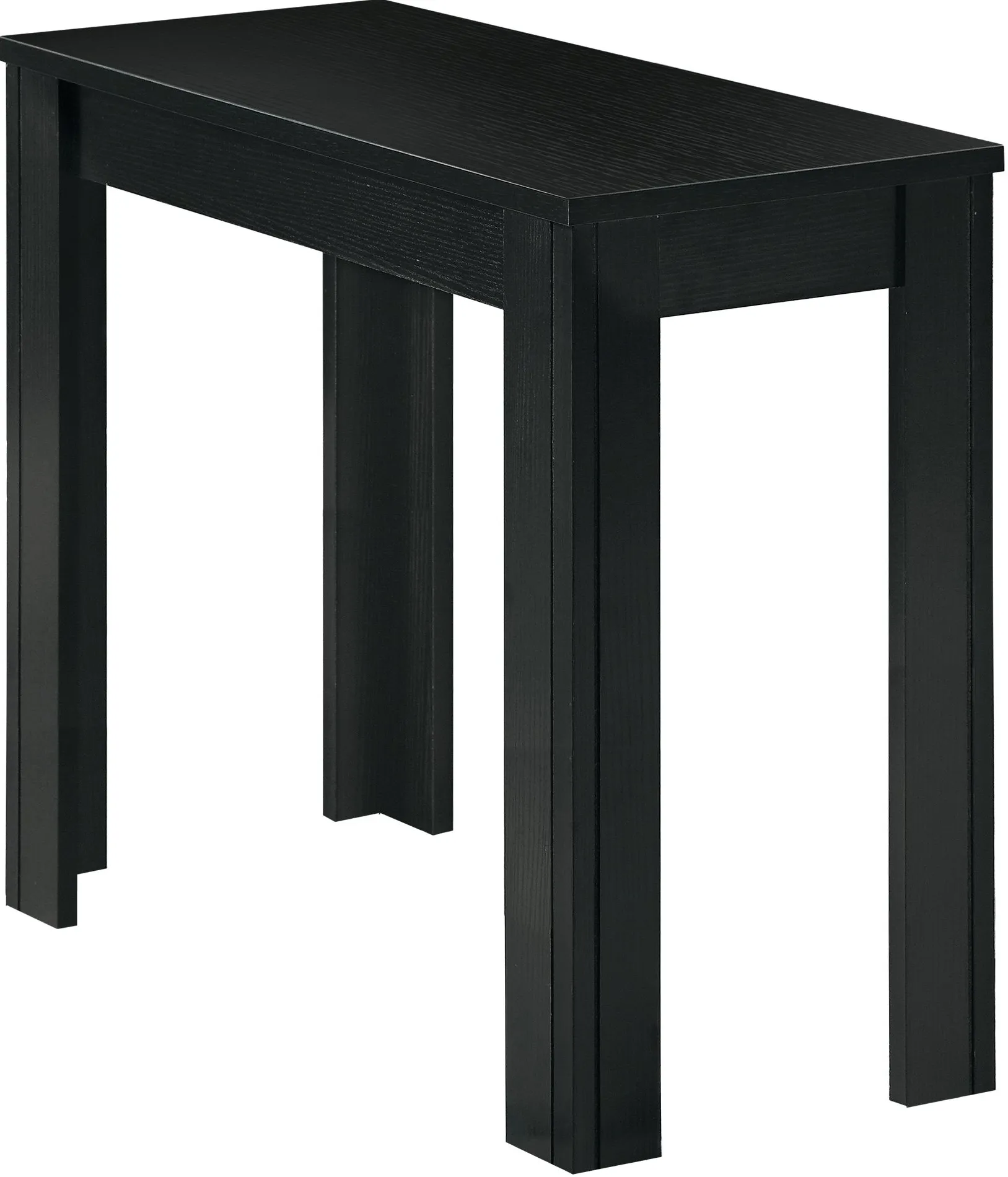 Accent Table, Side, End, Nightstand, Lamp, Living Room, Bedroom, Laminate, Black, Transitional