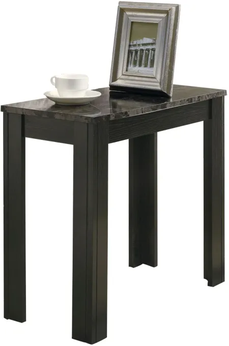 Accent Table, Side, End, Nightstand, Lamp, Living Room, Bedroom, Laminate, Black, Grey, Transitional
