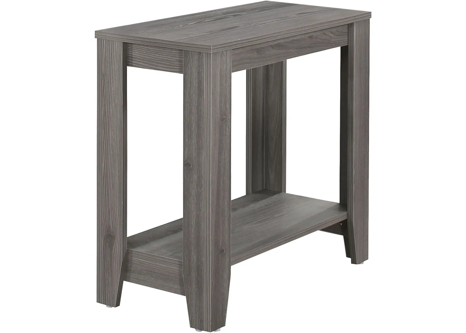 Accent Table, Side, End, Nightstand, Lamp, Living Room, Bedroom, Laminate, Grey, Transitional