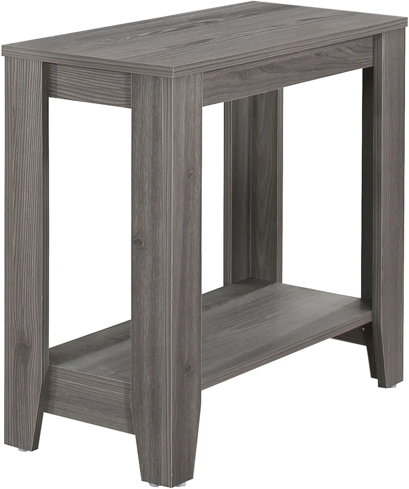 Accent Table, Side, End, Nightstand, Lamp, Living Room, Bedroom, Laminate, Grey, Transitional